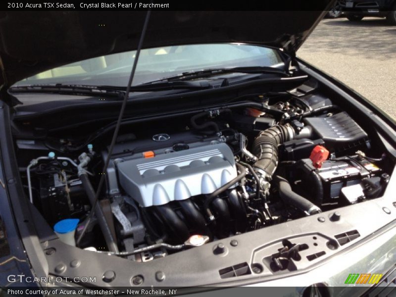 Crystal Black Pearl / Parchment 2010 Acura TSX Sedan