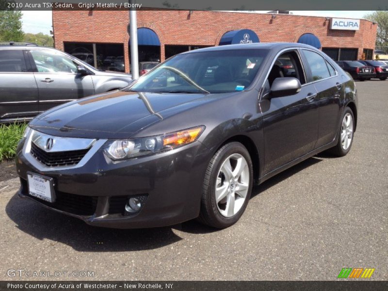 Grigio Metallic / Ebony 2010 Acura TSX Sedan