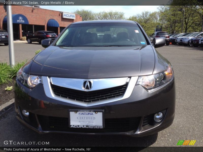 Grigio Metallic / Ebony 2010 Acura TSX Sedan