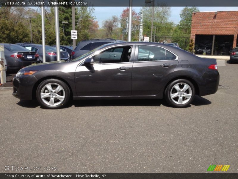 Grigio Metallic / Ebony 2010 Acura TSX Sedan