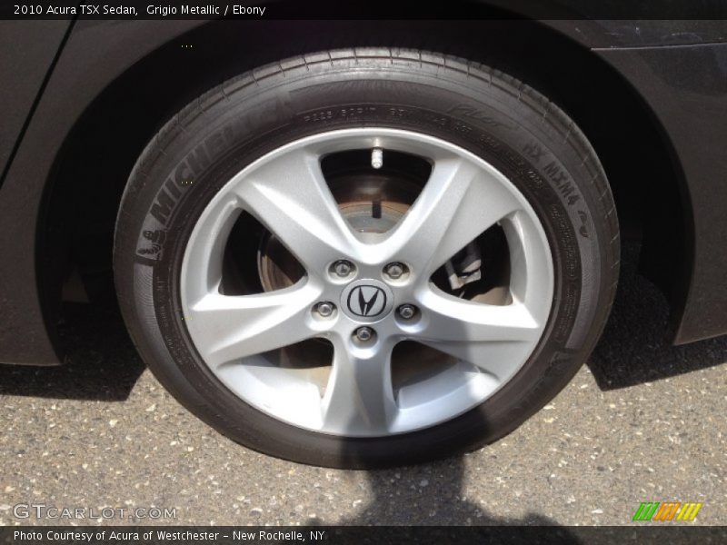 Grigio Metallic / Ebony 2010 Acura TSX Sedan