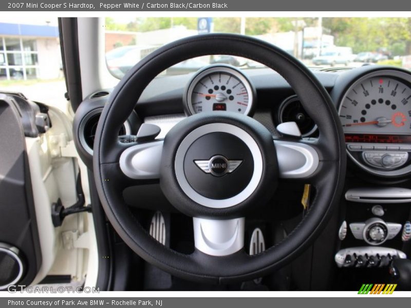 Pepper White / Carbon Black/Carbon Black 2007 Mini Cooper S Hardtop