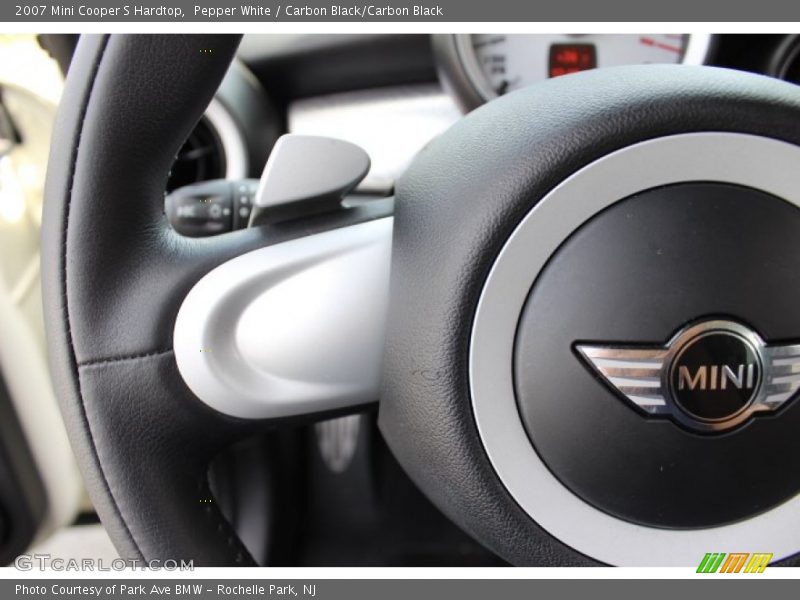 Pepper White / Carbon Black/Carbon Black 2007 Mini Cooper S Hardtop