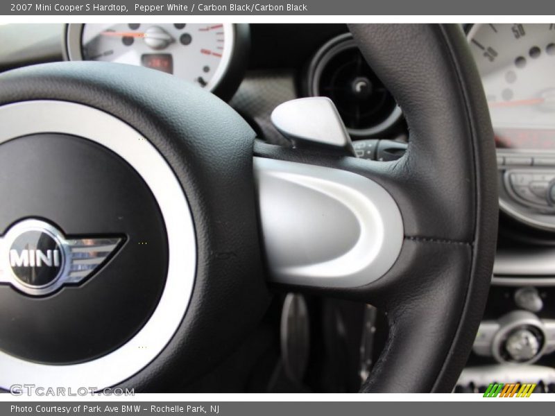 Pepper White / Carbon Black/Carbon Black 2007 Mini Cooper S Hardtop
