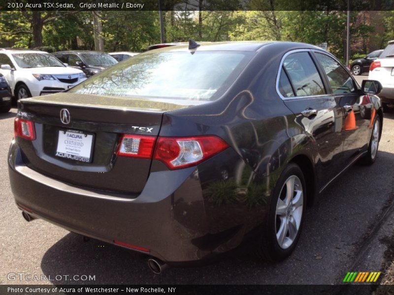 Grigio Metallic / Ebony 2010 Acura TSX Sedan