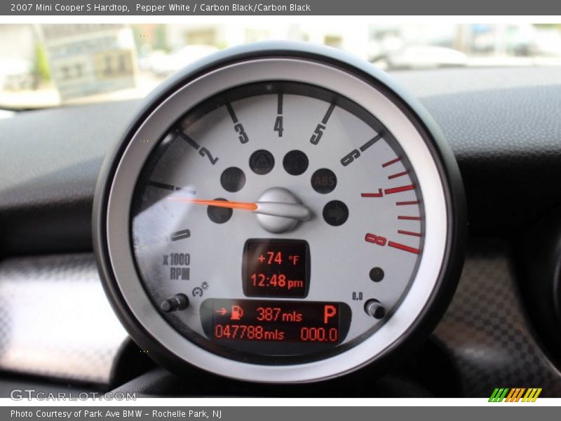 Pepper White / Carbon Black/Carbon Black 2007 Mini Cooper S Hardtop