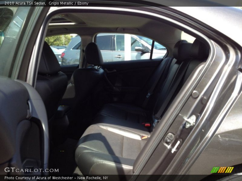 Grigio Metallic / Ebony 2010 Acura TSX Sedan