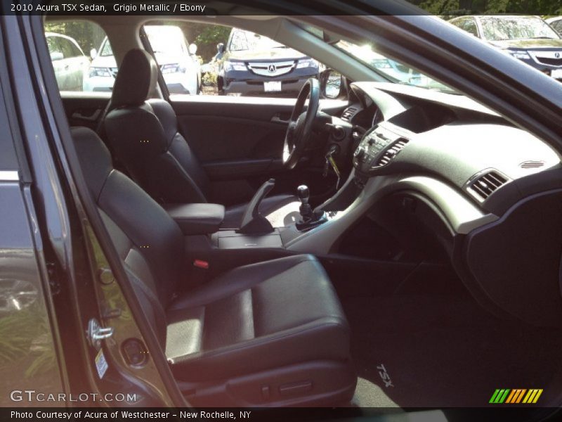 Grigio Metallic / Ebony 2010 Acura TSX Sedan