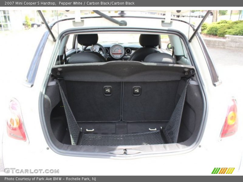 Pepper White / Carbon Black/Carbon Black 2007 Mini Cooper S Hardtop