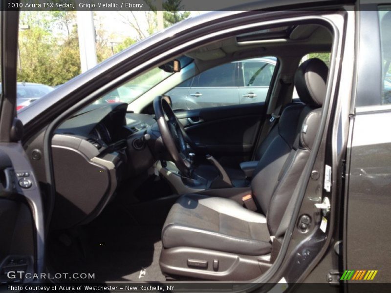 Grigio Metallic / Ebony 2010 Acura TSX Sedan
