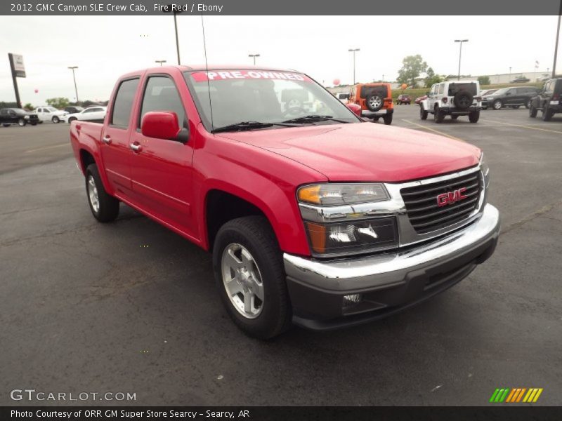 Fire Red / Ebony 2012 GMC Canyon SLE Crew Cab