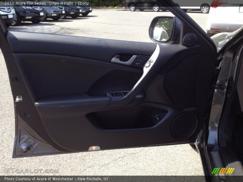 Grigio Metallic / Ebony 2010 Acura TSX Sedan