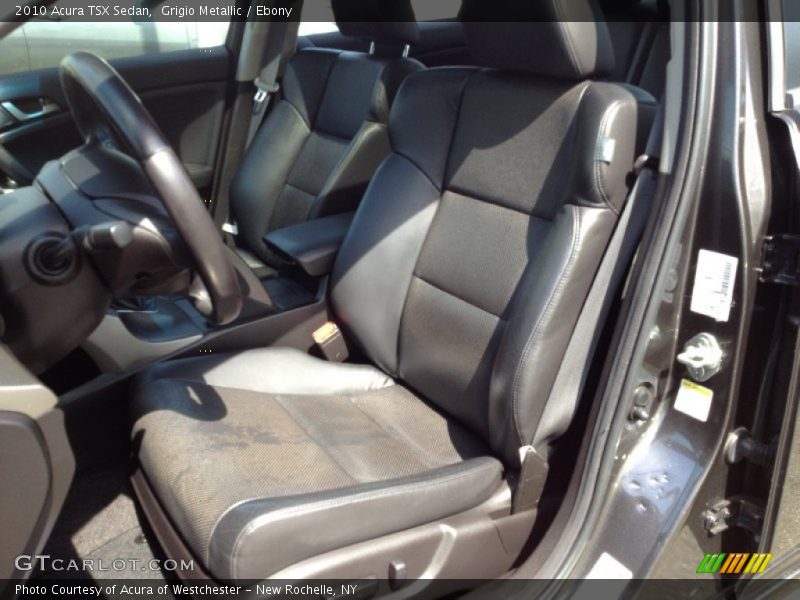 Grigio Metallic / Ebony 2010 Acura TSX Sedan