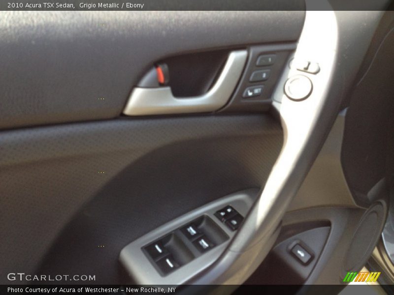 Grigio Metallic / Ebony 2010 Acura TSX Sedan