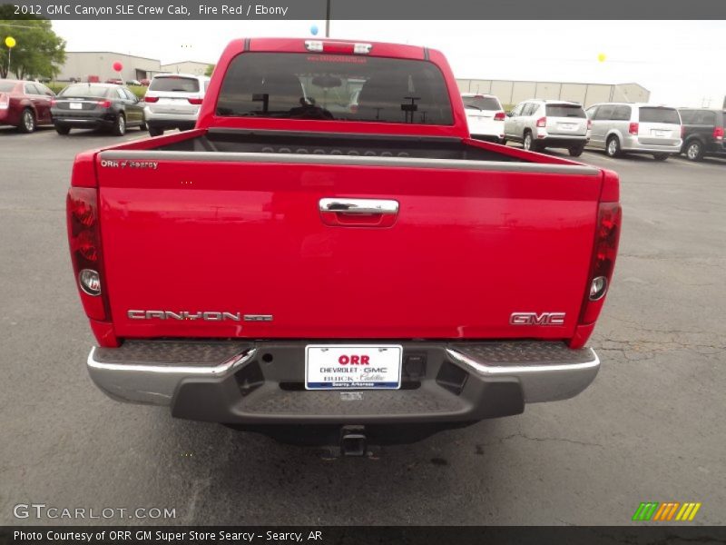 Fire Red / Ebony 2012 GMC Canyon SLE Crew Cab
