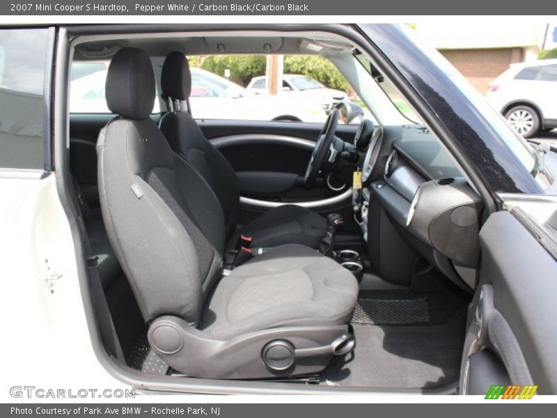 Pepper White / Carbon Black/Carbon Black 2007 Mini Cooper S Hardtop