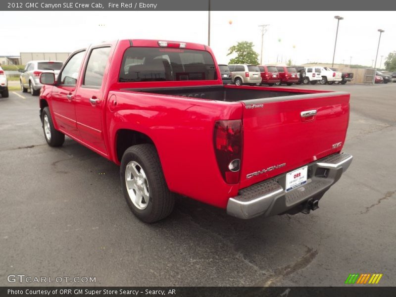 Fire Red / Ebony 2012 GMC Canyon SLE Crew Cab