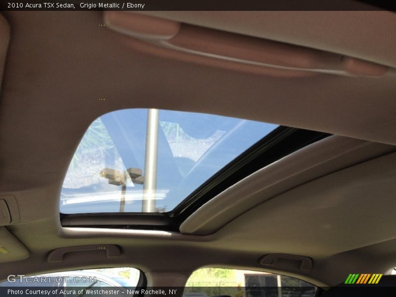 Grigio Metallic / Ebony 2010 Acura TSX Sedan