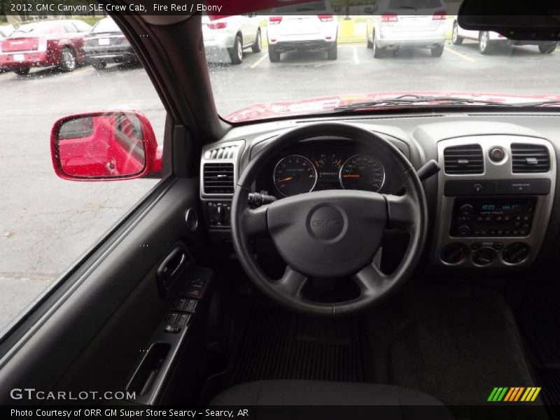 Fire Red / Ebony 2012 GMC Canyon SLE Crew Cab