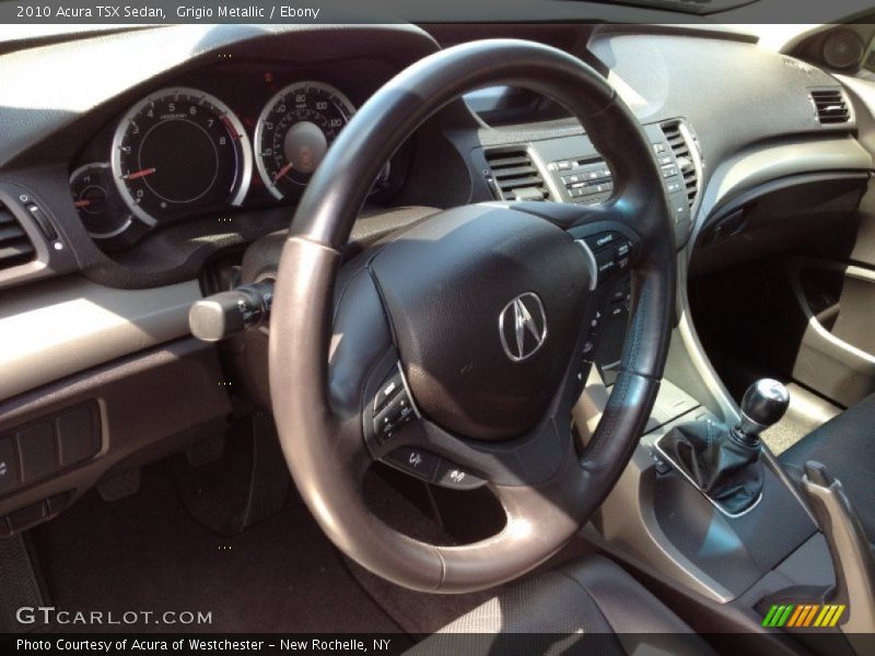 Grigio Metallic / Ebony 2010 Acura TSX Sedan