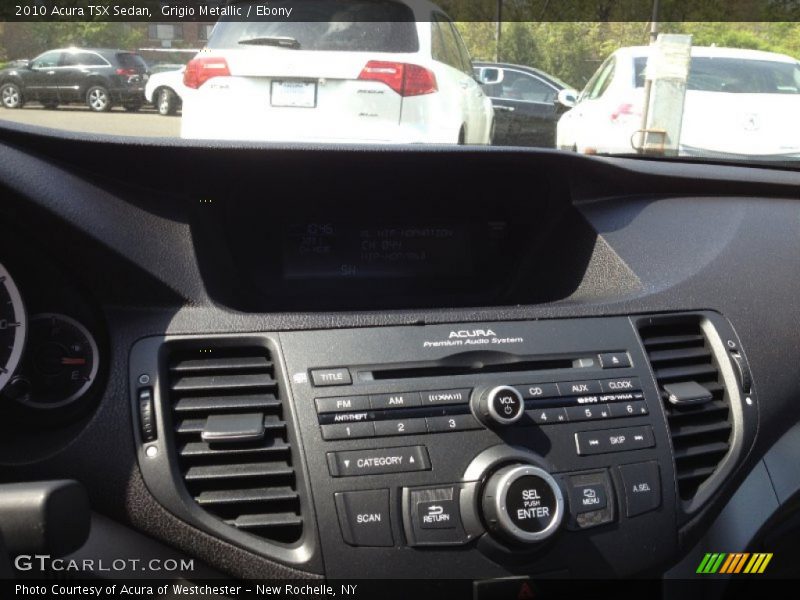 Grigio Metallic / Ebony 2010 Acura TSX Sedan