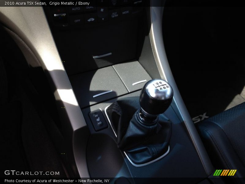 Grigio Metallic / Ebony 2010 Acura TSX Sedan