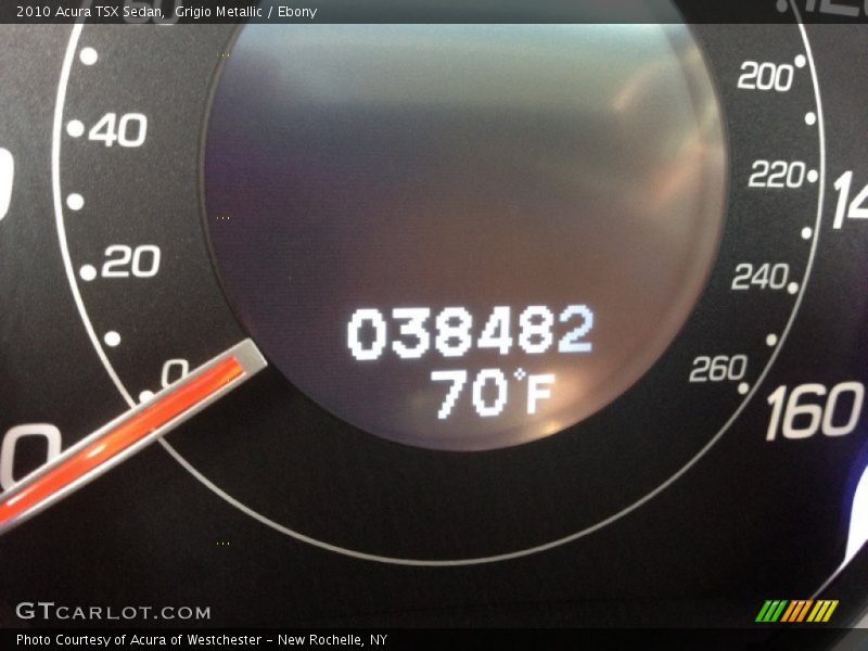 Grigio Metallic / Ebony 2010 Acura TSX Sedan