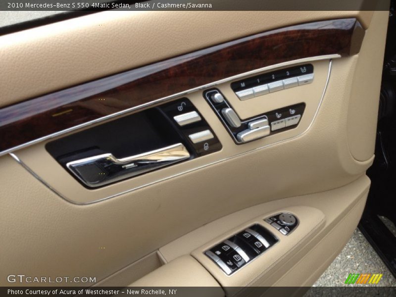 Black / Cashmere/Savanna 2010 Mercedes-Benz S 550 4Matic Sedan