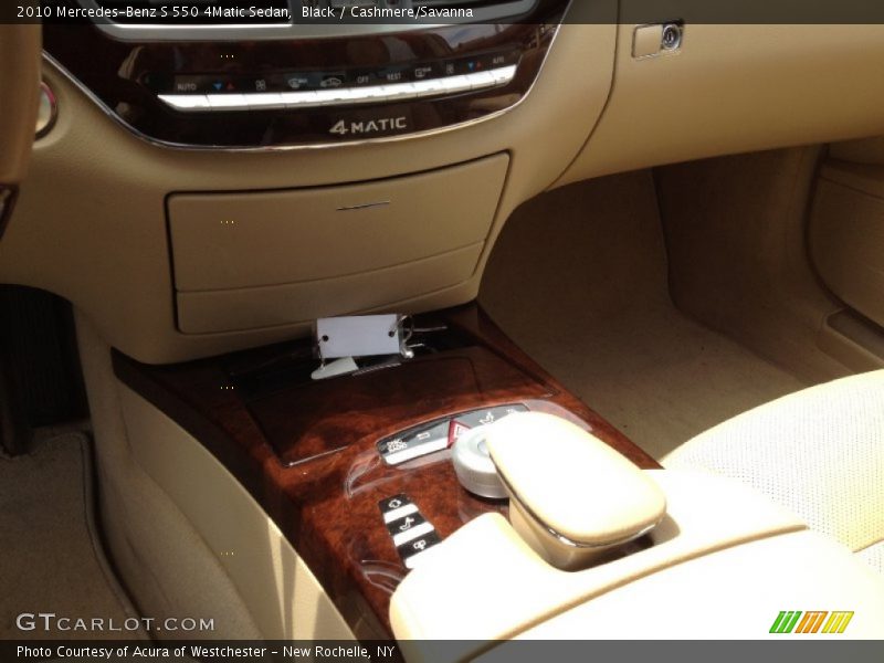 Black / Cashmere/Savanna 2010 Mercedes-Benz S 550 4Matic Sedan