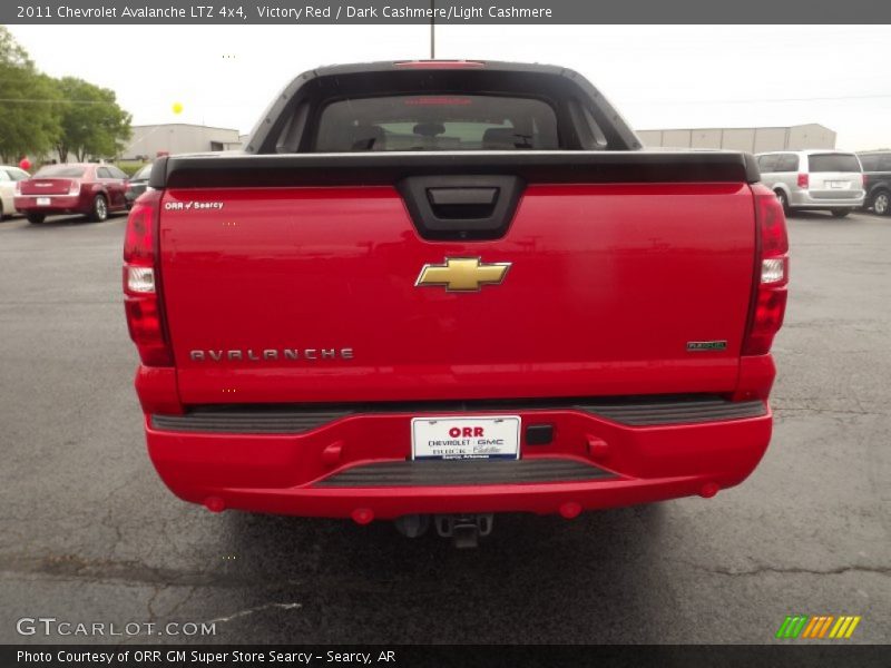 Victory Red / Dark Cashmere/Light Cashmere 2011 Chevrolet Avalanche LTZ 4x4