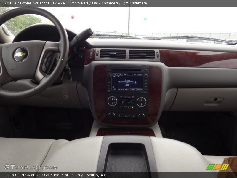 Victory Red / Dark Cashmere/Light Cashmere 2011 Chevrolet Avalanche LTZ 4x4