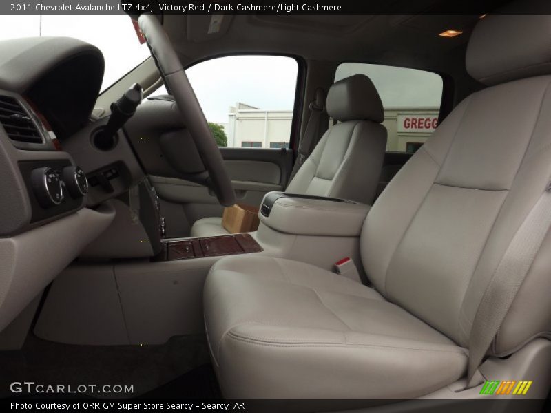 Victory Red / Dark Cashmere/Light Cashmere 2011 Chevrolet Avalanche LTZ 4x4