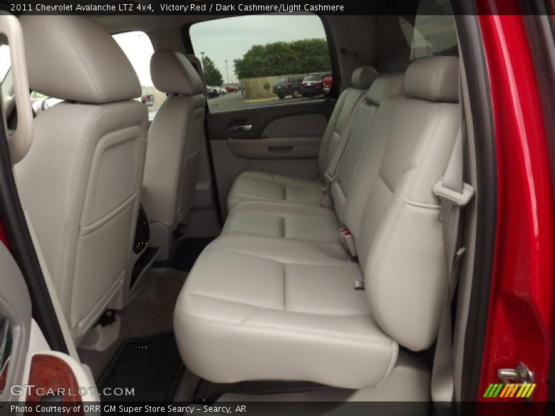 Victory Red / Dark Cashmere/Light Cashmere 2011 Chevrolet Avalanche LTZ 4x4
