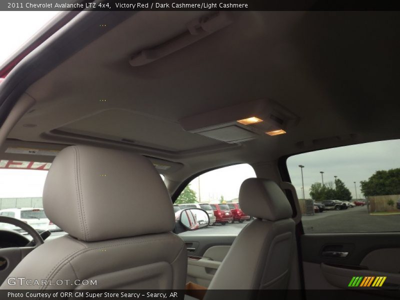 Victory Red / Dark Cashmere/Light Cashmere 2011 Chevrolet Avalanche LTZ 4x4