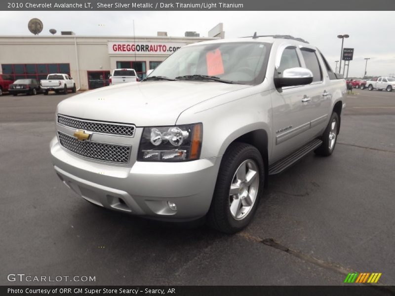 Sheer Silver Metallic / Dark Titanium/Light Titanium 2010 Chevrolet Avalanche LT