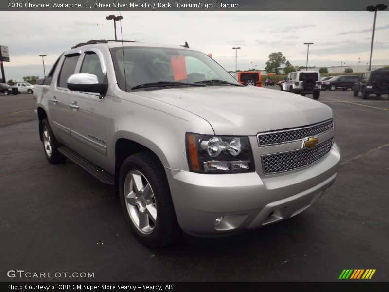 Sheer Silver Metallic / Dark Titanium/Light Titanium 2010 Chevrolet Avalanche LT