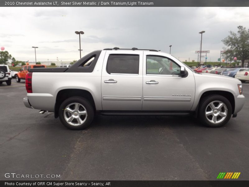 Sheer Silver Metallic / Dark Titanium/Light Titanium 2010 Chevrolet Avalanche LT