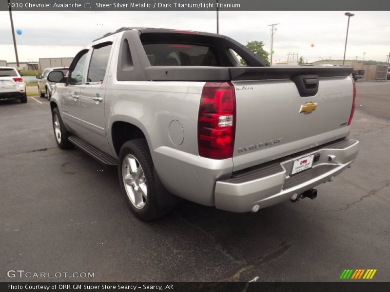 Sheer Silver Metallic / Dark Titanium/Light Titanium 2010 Chevrolet Avalanche LT