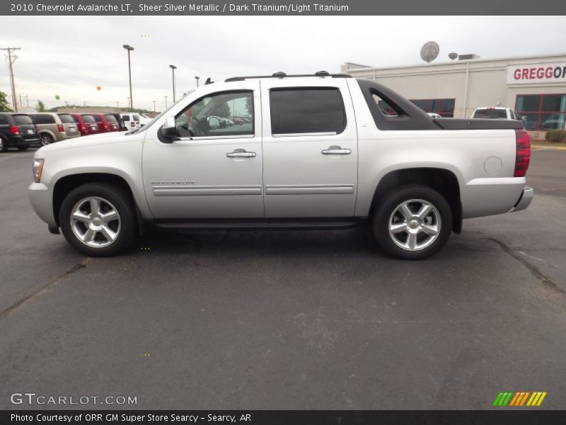 Sheer Silver Metallic / Dark Titanium/Light Titanium 2010 Chevrolet Avalanche LT