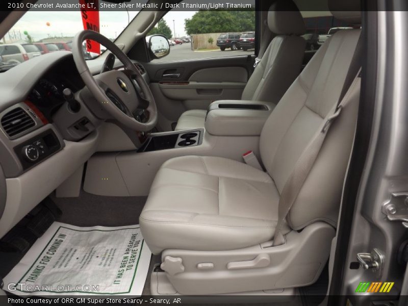 Sheer Silver Metallic / Dark Titanium/Light Titanium 2010 Chevrolet Avalanche LT