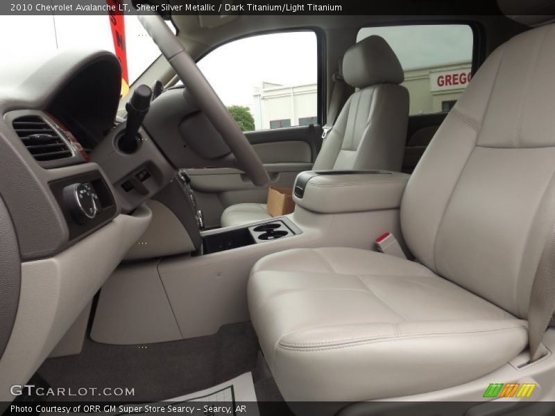 Sheer Silver Metallic / Dark Titanium/Light Titanium 2010 Chevrolet Avalanche LT