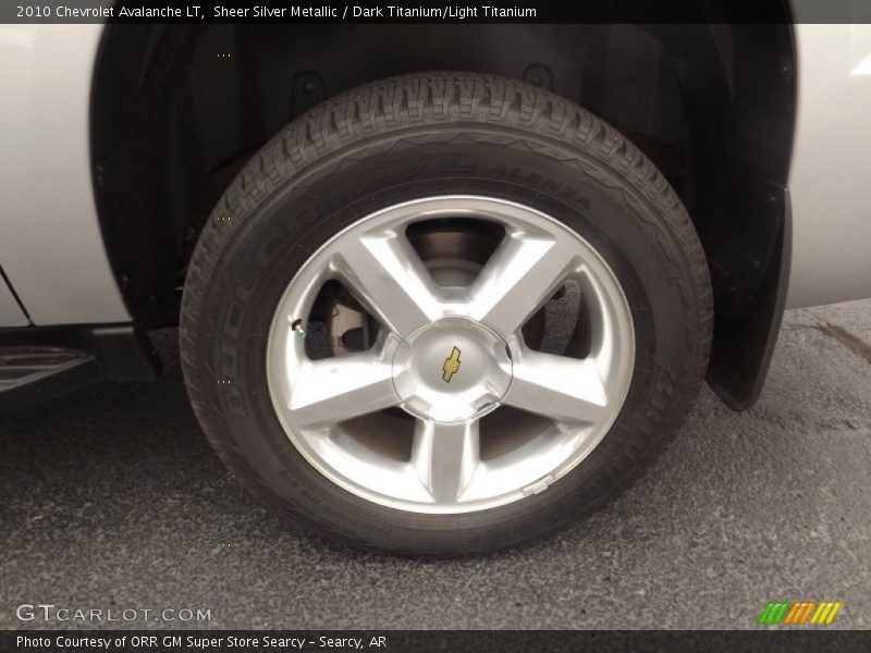 Sheer Silver Metallic / Dark Titanium/Light Titanium 2010 Chevrolet Avalanche LT