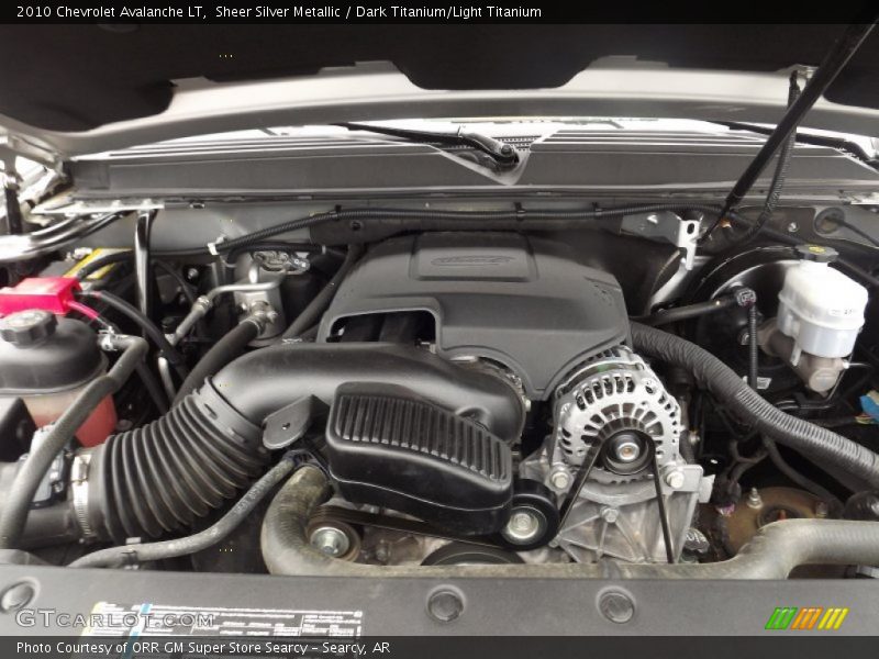 Sheer Silver Metallic / Dark Titanium/Light Titanium 2010 Chevrolet Avalanche LT