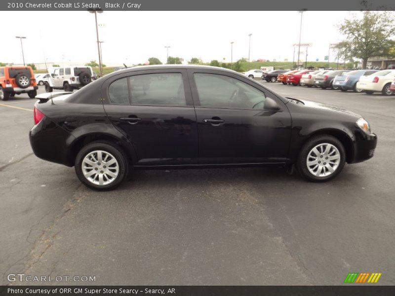 Black / Gray 2010 Chevrolet Cobalt LS Sedan