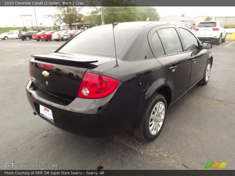 Black / Gray 2010 Chevrolet Cobalt LS Sedan