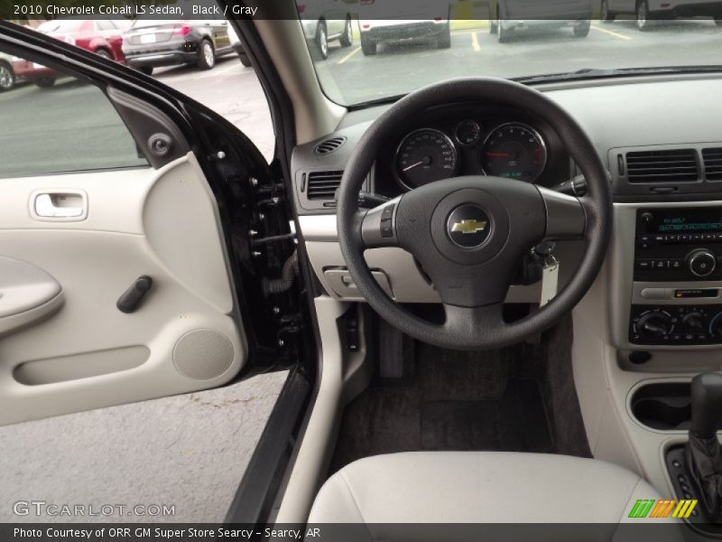 Black / Gray 2010 Chevrolet Cobalt LS Sedan