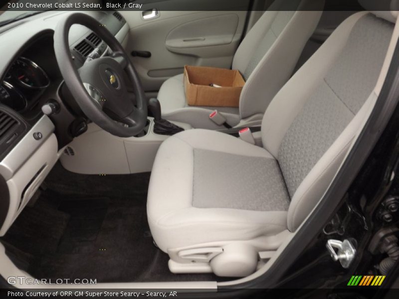 Black / Gray 2010 Chevrolet Cobalt LS Sedan