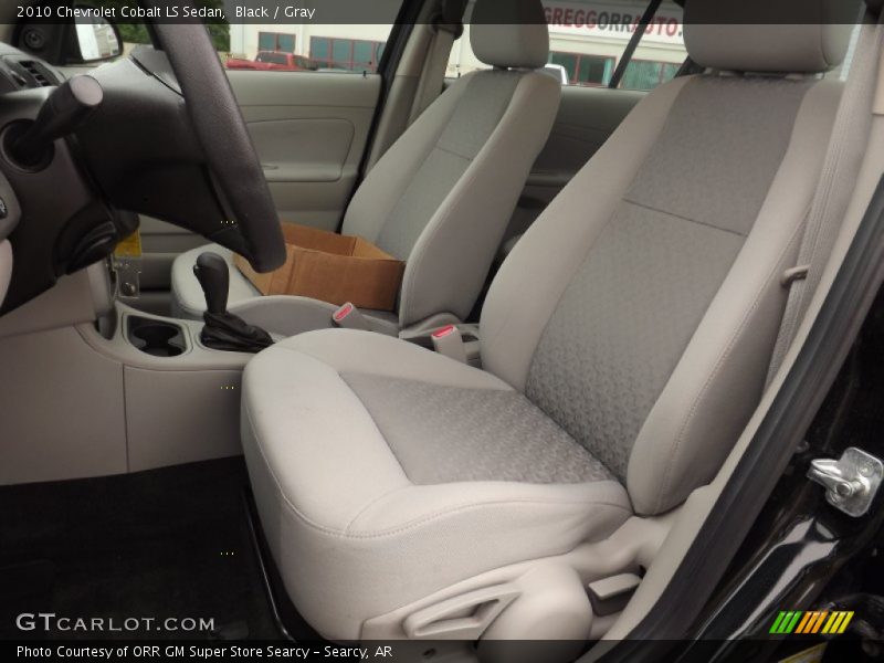 Black / Gray 2010 Chevrolet Cobalt LS Sedan