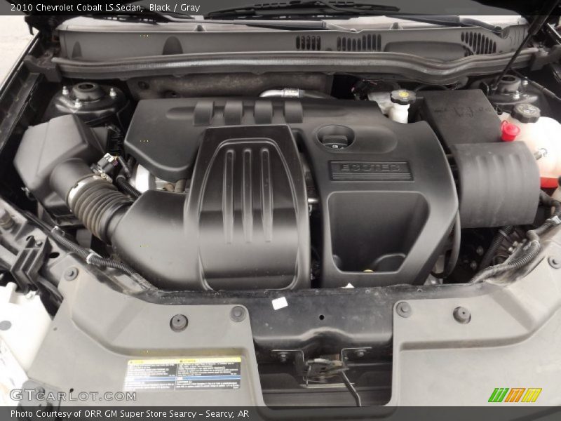 Black / Gray 2010 Chevrolet Cobalt LS Sedan