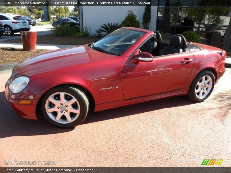 Firemist Red Metallic / Charcoal 2003 Mercedes-Benz SLK 230 Kompressor Roadster